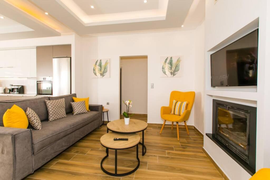 Chrysi'S Ocean View Retreat Villa Kerames Ngoại thất bức ảnh