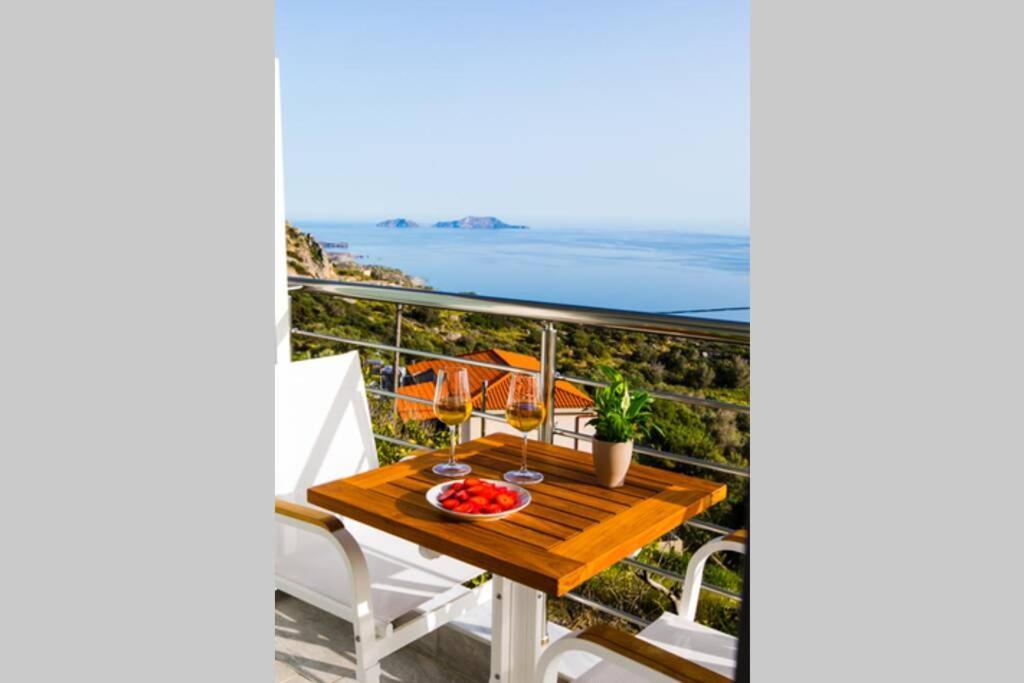 Chrysi'S Ocean View Retreat Villa Kerames Ngoại thất bức ảnh
