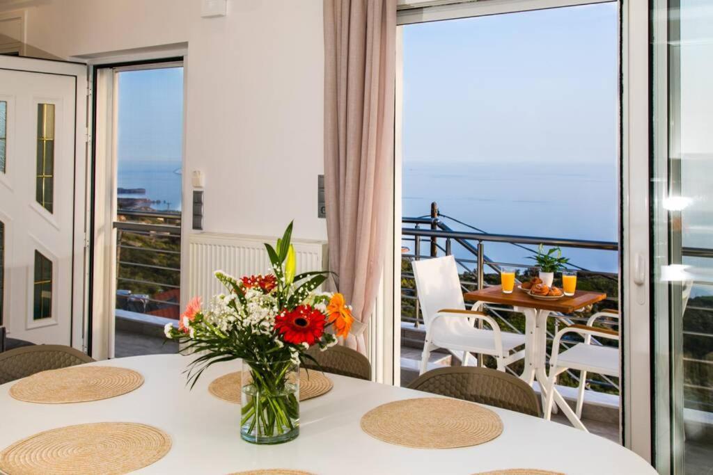 Chrysi'S Ocean View Retreat Villa Kerames Ngoại thất bức ảnh