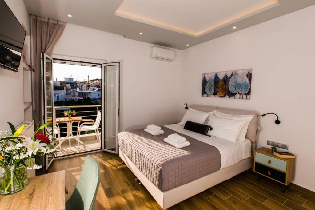 Chrysi'S Ocean View Retreat Villa Kerames Ngoại thất bức ảnh